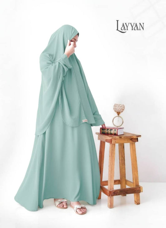 Hajj Abaya - Turquoise